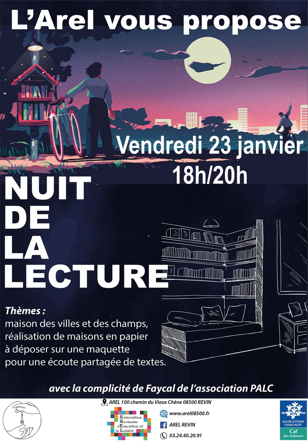 En route pour la nuit de la lecture !